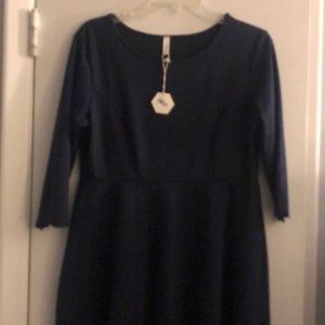 Pink blush maternity dress